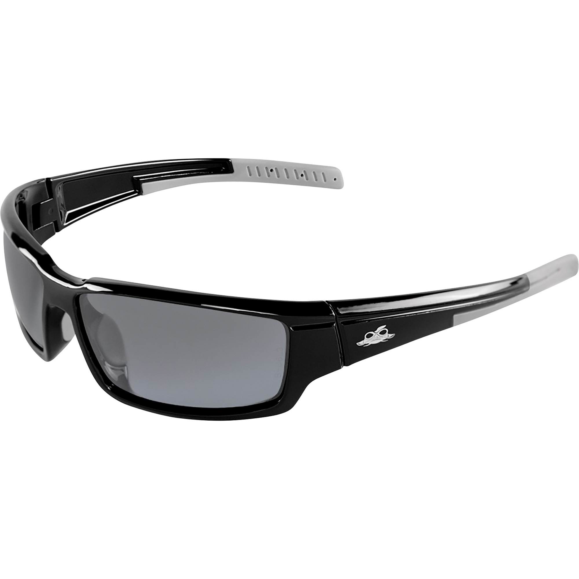 Bullhead Safety Maki Safety Glasses, 1 Pair, Silver Mirror, Polarized, Model# BH145712